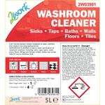 2Work Washroom Cleaner Concentrate Odourless 5 Litre 2W03981