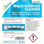 2Work Multi Surface Cleaner Concentrate 5 Litre 2W03985