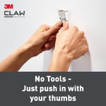 3M Claw Drywall Picture Hanger 30kg (Pack of 2) 7100269195