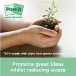 Post-it Super Sticky Recycled 76x76 Cardboard Packaging Assorted (Pack of 18) 654RSSCOL14+4F