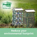 Post-it Super Sticky Recycled 76x76 Cardboard Packaging Assorted (Pack of 18) 654RSSCOL14+4F