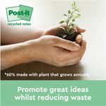 Post-it Super Sticky Recycled 76x76 Cardboard Packaging Assorted (Pack of 18) 654RSSCOL14+4F