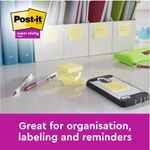 Post-it Super Sticky Z-Notes 76x76mm 90 Sheets Cardboard Packaging Yellow (Pack of 12) R330-12SSCY
