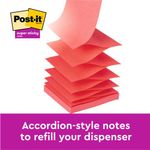 Post-it Super Sticky Z-Notes 76x76mm 90 Sheets Cardboard Packaging Yellow (Pack of 12) R330-12SSCY