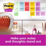 Post-it Super Sticky Notes 76x76mm 90 Sheet Carnival Value Pack 8+4 FOC (Pack of 12) 654-SSCARN-P8+4