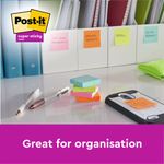 Post-it Super Sticky Notes 76x76mm 90 Sheet Carnival Value Pack 8+4 FOC (Pack of 12) 654-SSCARN-P8+4
