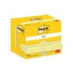 Post-it Notes 38x51mm 100 Sheets Canary Yellow (Pack of 12) 653-E