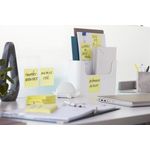 Post-it Super Sticky 76x76mm 90 Sheets Canary Yellow Value Pack 8+4 FOC (Pack of 12) 654-SSCY-P8+4