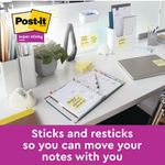 Post-it Super Sticky 76x76mm 90 Sheets Canary Yellow Value Pack 8+4 FOC (Pack of 12) 654-SSCY-P8+4