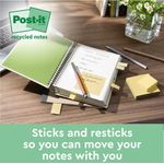Post-it Notes Recycled Tower 76x76mm Cardboard Packaging Canary Yellow (Pack of 16) 654-1T