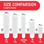 Command Picture Hanging Strips Medium + Large White (Pack of 24) 7100336379