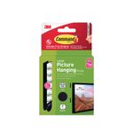 Command Picture Hanging Strips 4 Pairs Black Large (Pack of 8) 7100337186