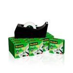 Scotch Magic Tape 810 19mmx33m (Pack of 12) with Free Dispenser SM12