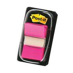 Post-it Index Tabs 25mm Bright Pink (600 Pack) 680-21