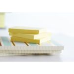 Post-it Recycled Notes 76x127mm 100 Sheets Cardboard Packaging Canary Yellow (Pack of 16) 655-1T