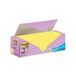 Post-it Super Sticky Notes Canary Ylw 76x76mm Pack of 24 654-SSCY VP24