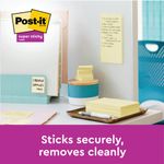 Post-it Super Sticky Notes 127x76mm Cabinet Cardboard Packaging Canary Yellow (24 Pack) 7100236612