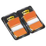 Post-it Index Tabs Dispenser with Orange Tabs (2 Pack) 680-O2EU