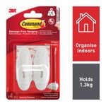 3M Command Medium Wire Hooks with Command Strips 17068