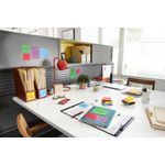 Post-It Super Sticky Notes 90 Sheets 76x76mm Playful Colours Assorted (Pack of 6) 654-6SS-PLAY
