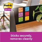 Post-It Super Sticky Notes 90 Sheets 76x76mm Playful Colours Assorted (Pack of 6) 654-6SS-PLAY