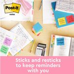 Post-it Notes Beachside Colour 76x127mm x100 Pack of 6 655-6-BEA