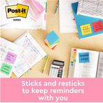 Post-it Notes Beachside Colour 76x127mm x100 Pack of 6 655-6-BEA