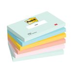 Post-it Notes Beachside Colour 76x127mm x100 Pack of 6 655-6-BEA