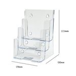 Announce by 5 Star 3 Tier Countertop Literature Holder A5 Ptrt AA10442