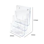 Announce by 5 Star 3 Tier Literature Holder A4 Portrait AA10443