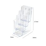 Announce by 5 Star 4 Tier Literature Holder 1/3 A4/DL Portrait AA10444