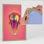 Announce by 5 Star 15mm Snap Frame A6 Mitred Crnr Oak Frame AA10574