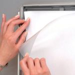 Announce by 5 Star Freestanding 25mm A4 Optiframe Silver AA10595