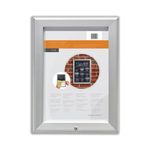 5 Star 32mm Lockable Snap Frame A3 Silver AA10597