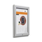 5 Star 32mm Lockable Snap Frame A3 Silver AA10597