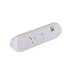 5 Star On Desk Power Module 2xUK Socket 1xUSB A+C PD/QC Charger 2m Lead White 20000015