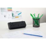 5 Star On Desk Power Module 2xUK Socket Dual USB Port Type A+C PD/QC Charger 2m Lead Black 20000016