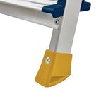 Werner Workstation 4 Tread Stepladder Twin Handrails Blue 7050418L