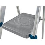 Werner Workstation 4 Tread Stepladder Twin Handrails Blue 7050418L