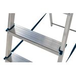 Werner 8 Tread Stepladder with High Handrail Aluminium 7400818L