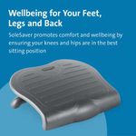 Kensington SoleSaver Footrest Height Adjustable Black 56152