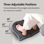 Kensington SoleSaver Footrest Height Adjustable Black 56152