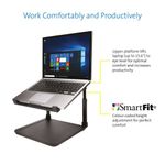 Kensington SmartFit Laptop Riser Height Adjustable Black K52783WW