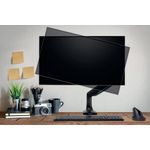 Kensington SmartFit One-Touch Single Monitor Arm Height Adjustable Black K59600WW