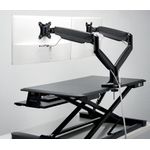 Kensington SmartFit One-Touch Dual Monitor Arm Height Adjustable Black K59601WW
