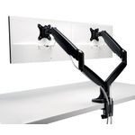 Kensington SmartFit One-Touch Dual Monitor Arm Height Adjustable Black K59601WW