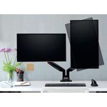 Kensington SmartFit One-Touch Dual Monitor Arm Height Adjustable Black K59601WW