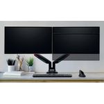 Kensington SmartFit One-Touch Dual Monitor Arm Height Adjustable Black K59601WW