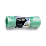 Addis Compostable Caddy Liners 7 Litre Green 517536
