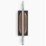 Alba Vertical Computer Stand Aluminium/Walnut ODSTAND W